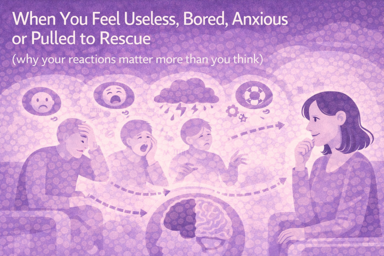 When You Feel Useless, Bored, Anxious or Pulled to Rescue
